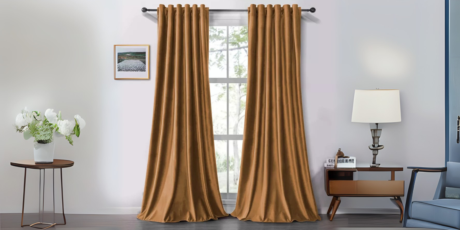 Draperii soft fluide, cu cădere naturală și aspect elegant